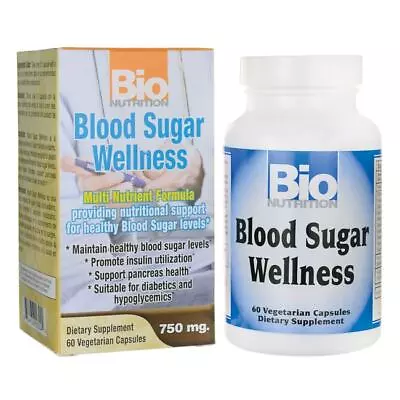Bio Nutrition Blood Sugar Wellness 60 Veg Caps • $19.76