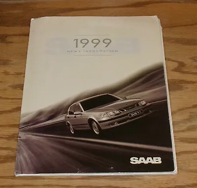 Original 1999 Saab 9-3 9-5 Media Press Information Kit W CD • $20