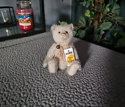 Charlie Bears Minimo Collection Dinky Teddy Bear With Drawstring Bag - Mohair • £69.99