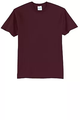 PC55T Port & Company Men's TALL 50/50 Cotton/Poly T-Shirt Color Blank Plain Tee • $15.84