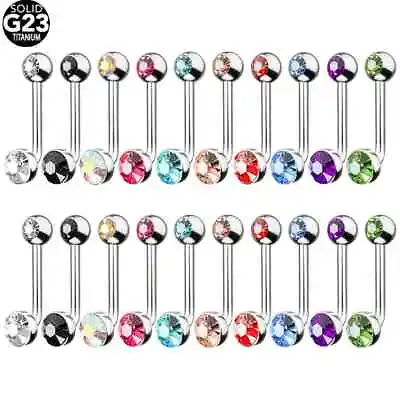 G23 Titanium Christina Piercing Barbell VCH Ring Genital Jewelry Vertical Hood • $4.50