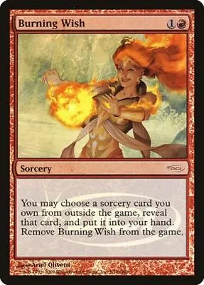 MTG Burning Wish Near Mint Foil Promos: Judge • $35.99