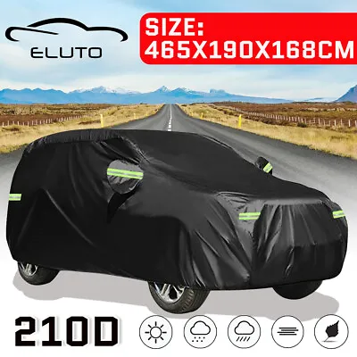 ELUTO Universal SUV Car Cover Outdoor Sun UV Snow Dust Rain Resistant Protection • $25.99