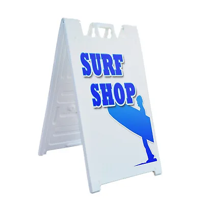 A-frame Sidewalk Surf Shop 24  X 36  Double Sided A-Frame Sidewalk Sign • $44.99