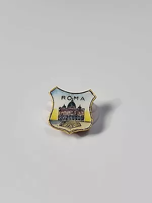 Roma Travel Souvenir Lapel Pin Rome Vatican City • $13.23