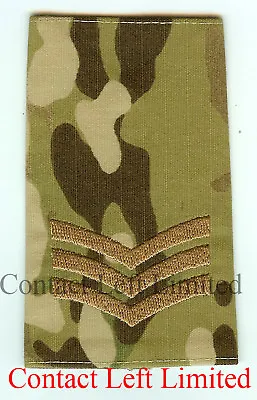 New Official Crye Multicam MTP Sergeant RANK SLIDE • £3.50