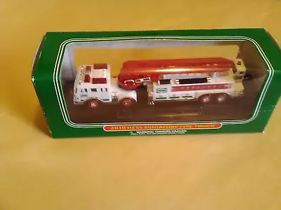 2010 Hess Miniature (mini) Fire Truck -  (lights Work) • $12.49