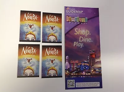  2013 Downtown Disney Brochure  Map & 4 LA Houba Show Tickets • $18.50