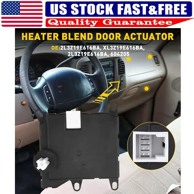 A/C Heater Blend Door Actuator For 1997-2003 Ford F-150 1997-2000 Ford F-250 New • $18.04