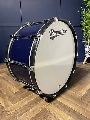 Premier 28  Marching Bass Drum / Navy Blue / Parade Drum #KG49 • $554.91
