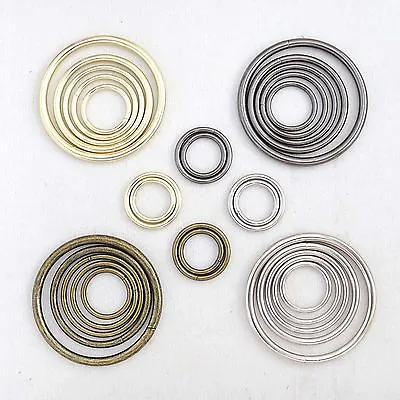 Metal O-Ring Welded for StrapspursesbagsChoose Quantity Size & Color (usa) • $20.99