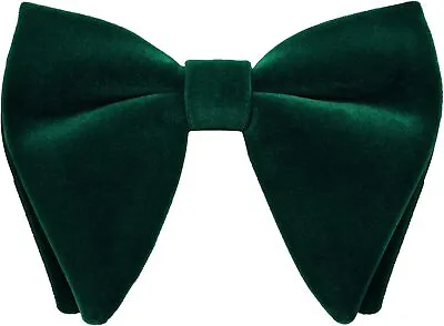 YASUOA Men's Velvet Oversize BowtieAdjustable Big Butterflie Pre-tied Bow Tie F • $26.65