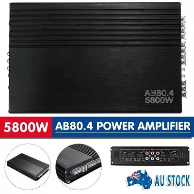 5800W 4 Channel Car Amplifier Stereo Audio Super Bass Power Subwoofer Amp 12V AU • $112.04