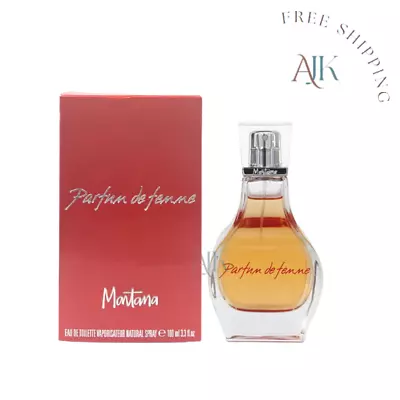 Montana Parfum De Femme 3.3 Oz / 100 Ml EDT Spray Perfume For Women • $36.99