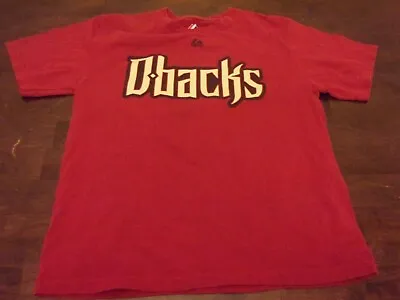 Justin Upton Used Youth Large Majestic T Shirt Arizona Diamondbacks MLB • $5.99