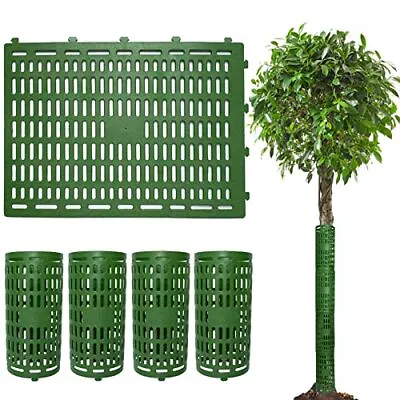 4 Pcs Plant Tree Trunk Protectors Tree Guard Mesh Bark Protector Wrap Fence Cage • $19.70