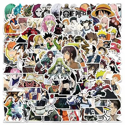 Anime Mixed Stickers[100 Pcs] Vinyl Waterproof Stickers For Laptop Water Bottles • $6.99