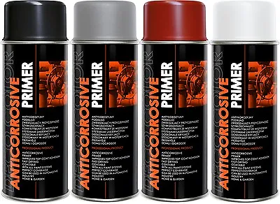 Deco Color Anticorrosive Primer Undercoat Paint Spray 400ml Priming Adhesion Diy • £9.99