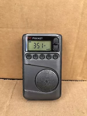 C. Crane CC Pocket AM FM Weather Band Radio Alarm Clock Tested And Works! • $49.97