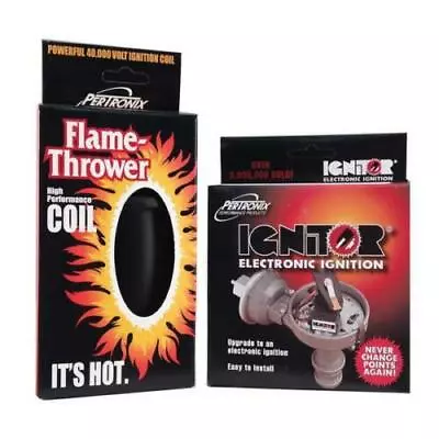 $129.02 • Buy Pertronix Ignitor Points Conversion Kit Delco V8 AMC Chevy Pontiac +HP Coil 1181