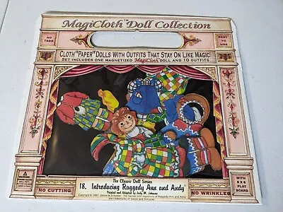 Vtg Magicloth Toy Collection  Classic Dolls Raggedy Ann And Andy Magnetic Doll  • $11.96