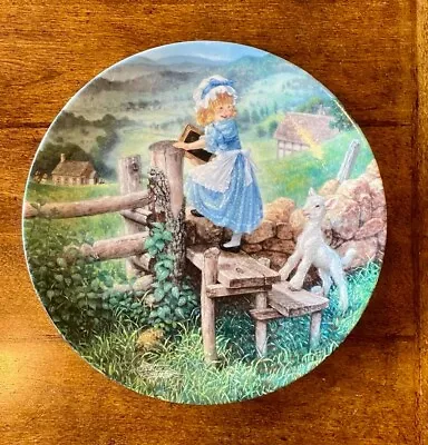  Mary Had A Little Lamb  By Scott Gustafson Porcelain Collector Plate 8  Width • $16.99