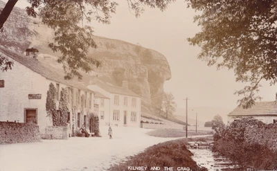 £2 • Buy Circa 1908 Rp Postcard: Kilnsey & The Crag, Skipton, North Yorkshire