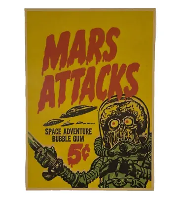 Mars Attacks Poster Vintage Posters Mars Attacks Retro Poster Print Alien UFO • $12.99