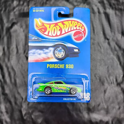 Rare Hot Wheels 1992 No. 148 Porsche 930 Neon Green Glitter Blackwalls 🏎️ • $129.95