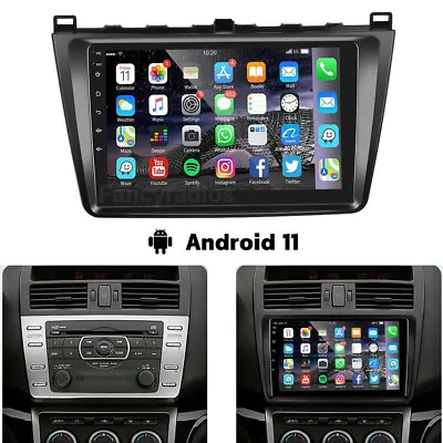 Android 11 2Din For 2007-2012 Mazda 6 Car Stereo GPS Radio FM WIFI Bluetooth MP5 • $113.87