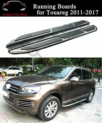 Fits For VW Volkswagen Touareg 2011-2020 Side Step Running Board Nerf Bar • $451.43