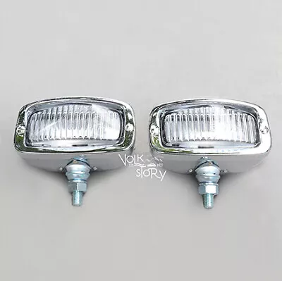 $350 • Buy Vw Beetle Karmann Ghia Type 3 Hella Reversing Light Lamp Glass Pair 