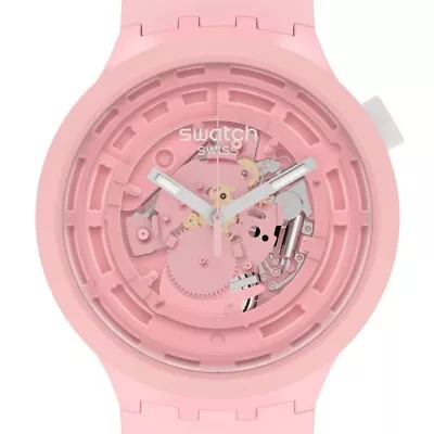 Swatch Mission To Venus 47mm Pink Bioceramic Case With Bio Sourced Strap • $200