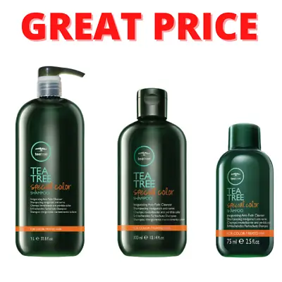 Paul Mitchell Tea Tree Special Colour Shampoo New Range + Fast Delivery • £9.49