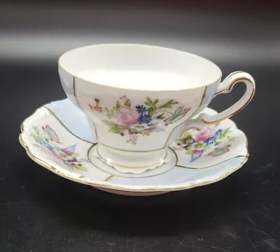 Vintage Made In Occupied Japan Cup And Saucer Porcelain Floral  • $8.46