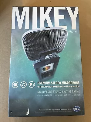 Blue Microphones Mikey Digital Condenser Microphone - Black For Iphone • $25