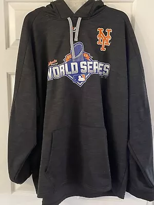 New York Mets 2015 World Series Majestic MLB Hoodie Size Men’s XXL • $19.99