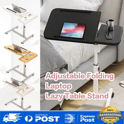 Portable Laptop Desk Computer Table Stand Adjustable Bed Bedside Mobile Study • $24.99