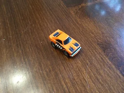 Micro Machines Dodge Charger Funnycar Orange W/ Blue Flames Vehicle Galoob 1987 • $4.99