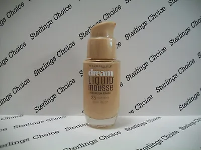 Maybelline Dream Liquid Mousse Airbrush Finish Foundation #35 Nude Beige • $37.88