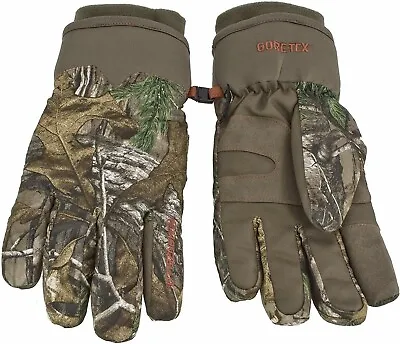 Manzella Gore Tex Woodsman RTX Camo Gloves Anti Microbial Scent Control - Sz M/L • $29.95