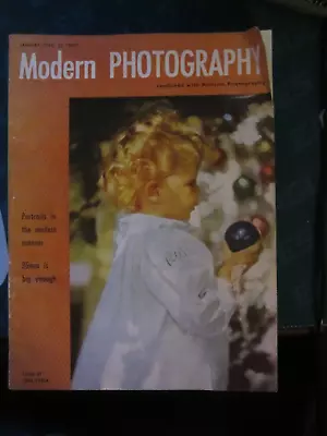 Modern Photography Magazine January 1950 Portraits In Modern Manner G • $14.99