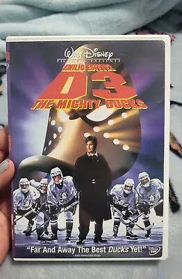 D3 ~ The Mighty Ducks (DVD ) Rated PG GUC ! • $3