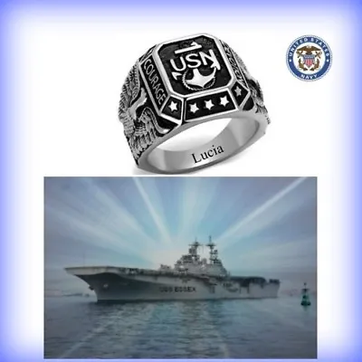 Stainless Steel 316L  United States Navy  Military Ring Jet Detail Anchor • $15