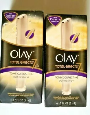 2 X Olay Total Effects 7 In One Tone Correcting Spot Treatment 0.17 Oz PLS READ • $62.86