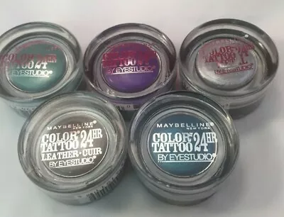 Maybelline Eye Studio 24hr Color Tattoo Eye Shadow*YOU CHOOSE* COMBINED SHIPPING • $0.99