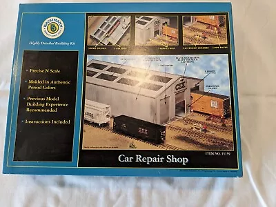 Bachmann N Scale Car Repair Shop Kit No. 15159 New In Box • $10