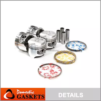 Fit 86-99 1.6 Honda ZC JDM / 86-89 Acura Integra D16A1 Pistons And Rings Set • $1099