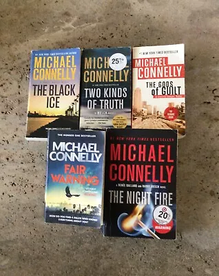 Mixed Lot Of 5 Michael Connelly Novels-Paperback-Good • $15.99