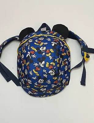 Kids Toddler Baby Cute Mickey Mouse Character Safety Harness Backpack - Blue • $38